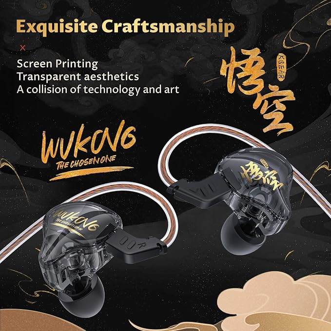 KBEAR K01 Bass IEMS Earphones for Gaming, HIFI Clear Sound in Ear Monitor - Image 7