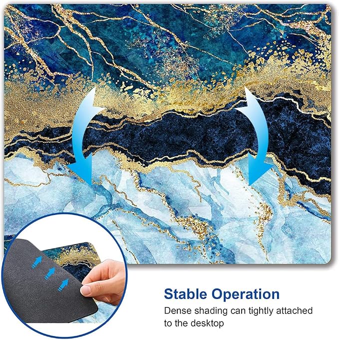 Mouse Pad, Marble Mouse Pad, Premium-Textured Mouse Mat Square Waterproof - Image 6
