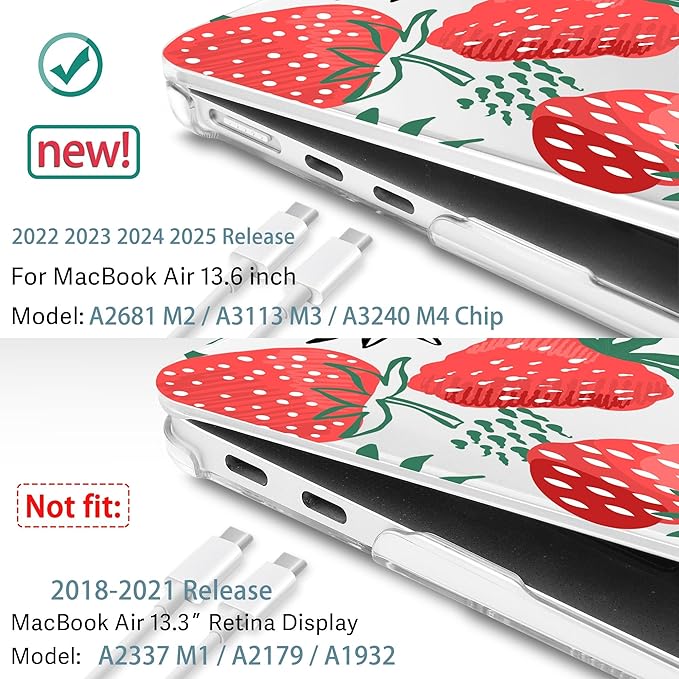 May Chen for MacBook Air 13.6 Inch Case 2025/2024/2023/2022 Release – Hard - Image 3