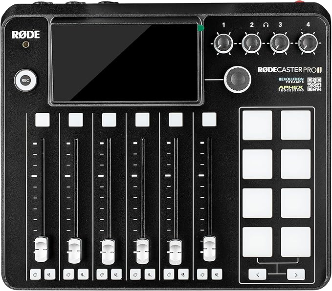 RODE RODECaster Pro II + Studio Headphones + Podcast Microphone + 64GB Micro SD - Image 2