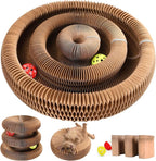 Double-Layer Cat Track Ball Toy, Cat Ball Adventure The Ultimate Interactive by Dosanlues