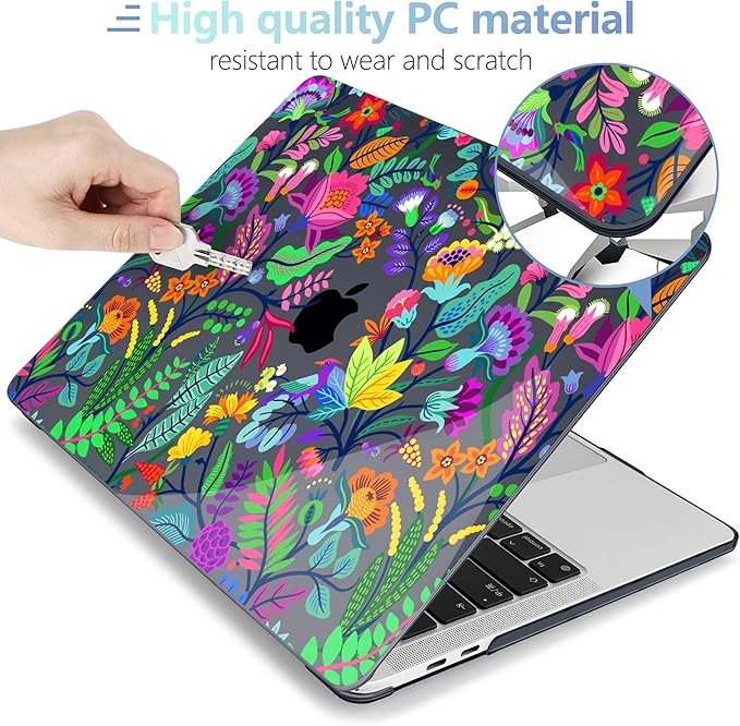 MEEgoodo Case for MacBook Pro 13 inch Case 2022 2021 2020 A2338 M2/M1 A2251 - Image 3