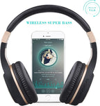 Riwbox Bluetooth Headphones, XBT-80 Folding Stereo Wireless Bluetooth - Image 2