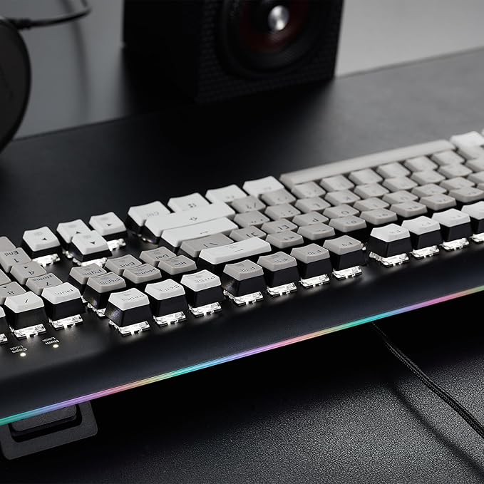 Hexgears GK735 Wired Full Size Mechanical Keyboard, Aluminum Housing Built - Image 3