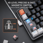 Redragon K714 Rapid Trigger HE Gaming Keyboard, 75% 81 Keys Wired Mechanical - Image 2