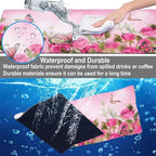 Mouse Pad, Large Pink Roses - Image 4