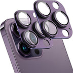 2 Pack Camera Lens Protector for iPhone 14 Pro/14 Pro Max, AR Tempered Glass by SHANG+PIN+JIA