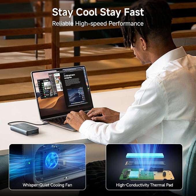 Cable Matters 40Gbps Portable USB4 / Thunderbolt 4 SSD Enclosure - Image 4