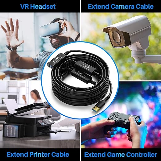 USB 3.0 Active Extension Cable 75 Feet, Long USB Type-A Male to Female Extender - Image 6