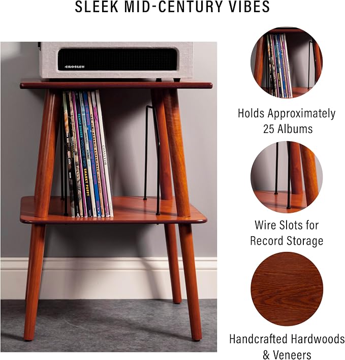 Crosley Manchester Record Player Stand, Media Console - Image 4