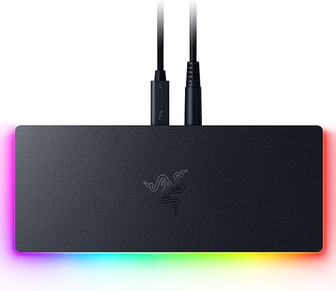 Razer Thunderbolt 5 Dock Chroma: 10 Ports w/M.2 Storage Slot by Razer