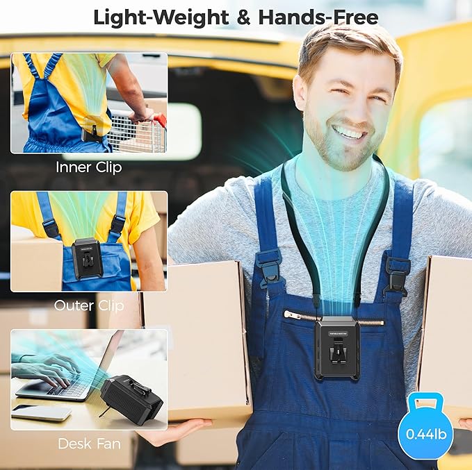 COMLIFE Portable Mini Waist Fan - Image 4