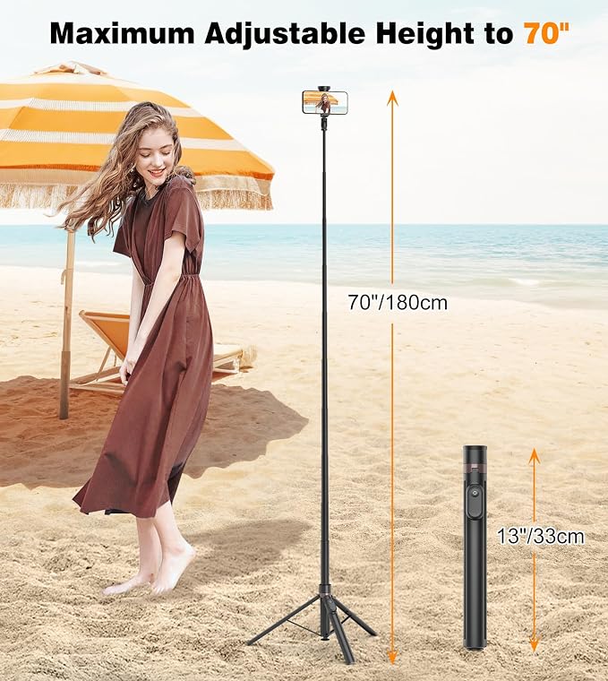 TONEOF 70" Automatic Phone Tripod - Image 3