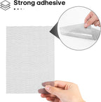 5" x 7" Grey/Black Screen Repair Kit, Strong Adhesive Fiberglass Mesh Patch Tape - Image 2