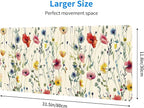 Wild Flowers Large Mouse Pad, Gaming Keyboard Desk Pad, Extended Mouse Mat - Image 3