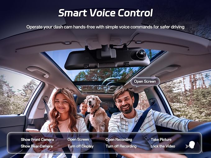 Pelsee S12 Pro 4K Mirror Dash Cam - Image 7