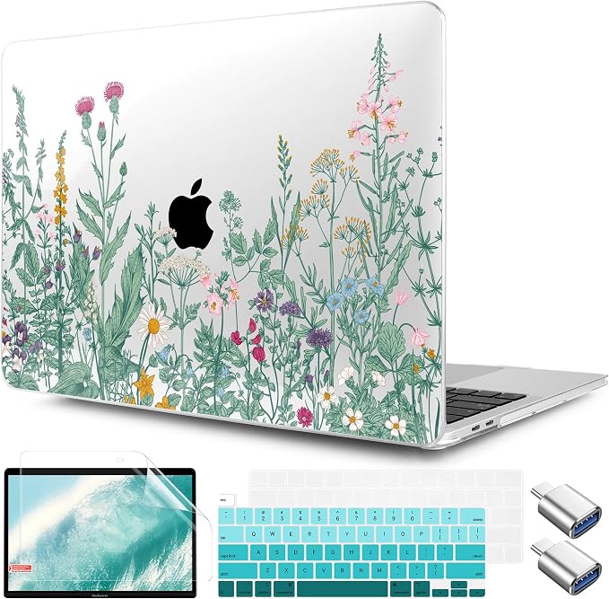TWOLSKOO Compatible with MacBook Pro 13 inch Case 2023-2016 A2338 M2/M1 A2251 by TWOLSKOO