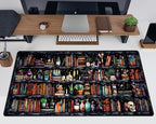 Desk Mat Forest Library Book Mouse Pad Big Desk Pad XXL Extended Gaming Large - Image 5
