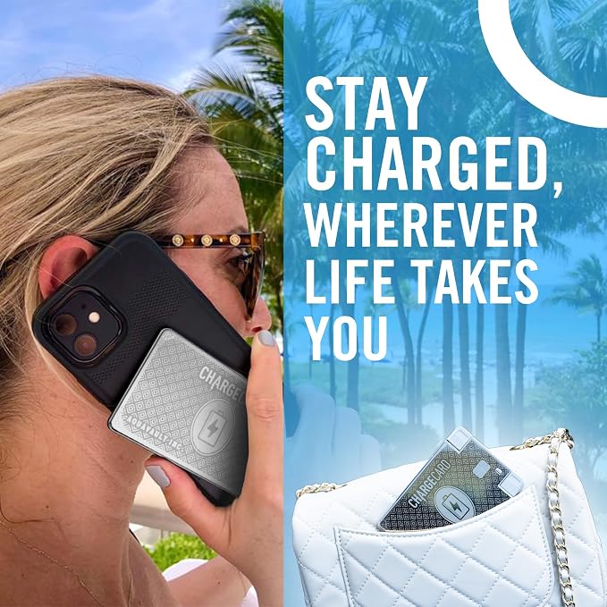 AquaVault ChargeCard – Ultra Slim Emergency Power Bank – Fits in Wallet – USB-C - Image 7