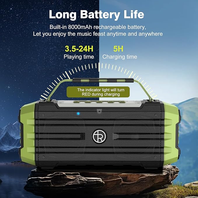 Portable Bluetooth Speaker 120W Peak 80W Wireless Speakers, TWS Pairing - Image 5
