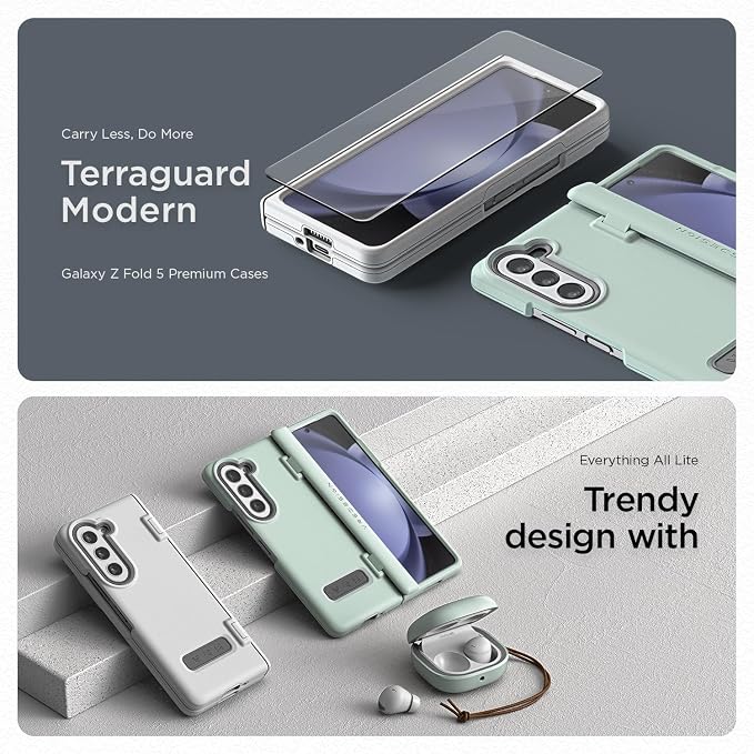 VRS DESIGN Phone Case for Galaxy Z Fold 5 5G, Premium Modern Neat Style Case - Image 5
