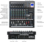 Dj Mixers 8 Channel Audio Mixer Sound Board - Image 4