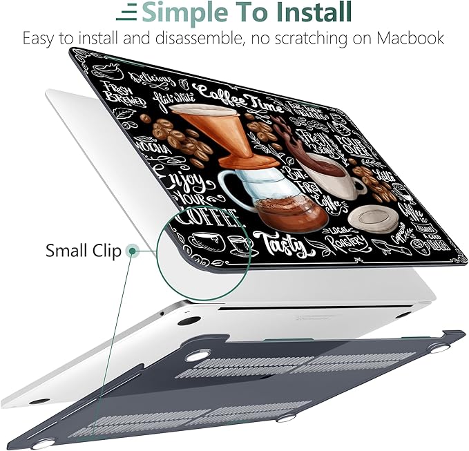MEEgoodo Case for MacBook Pro 13 inch Case 2022 2021 2020 New A2338 M2/M1 A2251 - Image 4