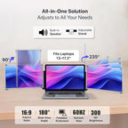 ELK 15.6" Dual Laptop Screen Extender - Image 6