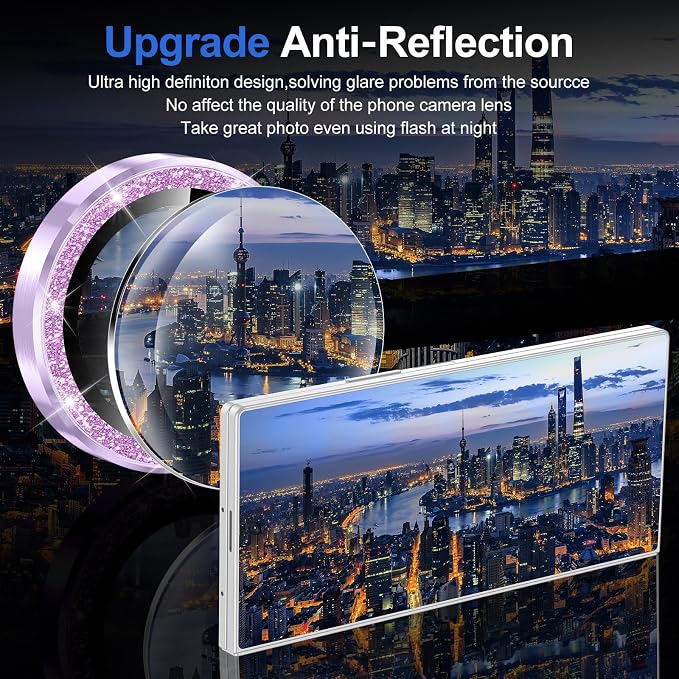 for Samsung Galaxy Z Fold 7 Camera Lens Protector, Individual Metal Ring - Image 4