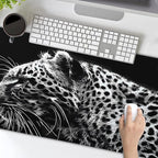 Black and White Gaming Mouse Pad 31.5 x 11.8 Inch Extended Large Mouse Pad - Image 2