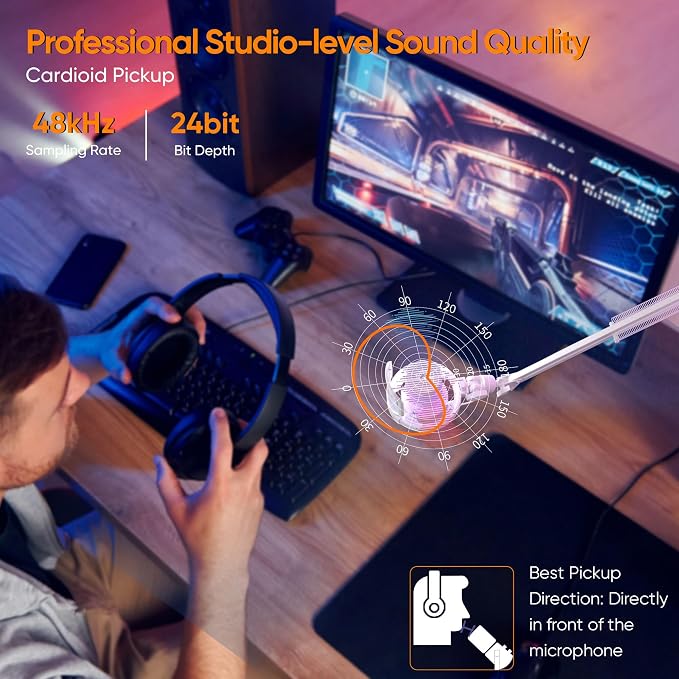 Comica EJoy Uni Pro Wireless USB Condenser Gaming - Image 5