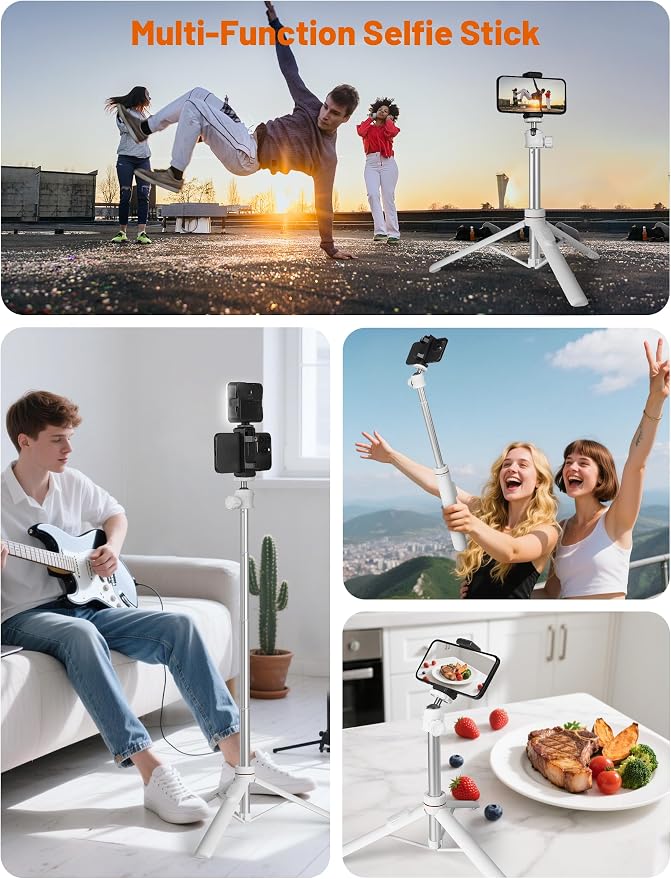 JOILCAN Tripod for iPhone & Camera, Extendable Portable Phone Tripod Stand for - Image 7