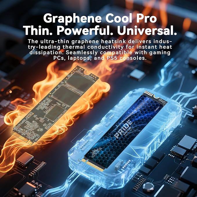 KingSpec OneBoom X400 1TB M.2 SSD Gen4 7300MB/s, TLC 3D NAND Internal NVMe SSD - Image 4