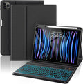 Keyboard Case for iPad Air 5th/4th Pro 11 inch, 7-Color Backlit Detachable by OPAKIT