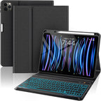Keyboard Case for iPad Air 5th/4th Pro 11 inch, 7-Color Backlit Detachable by OPAKIT