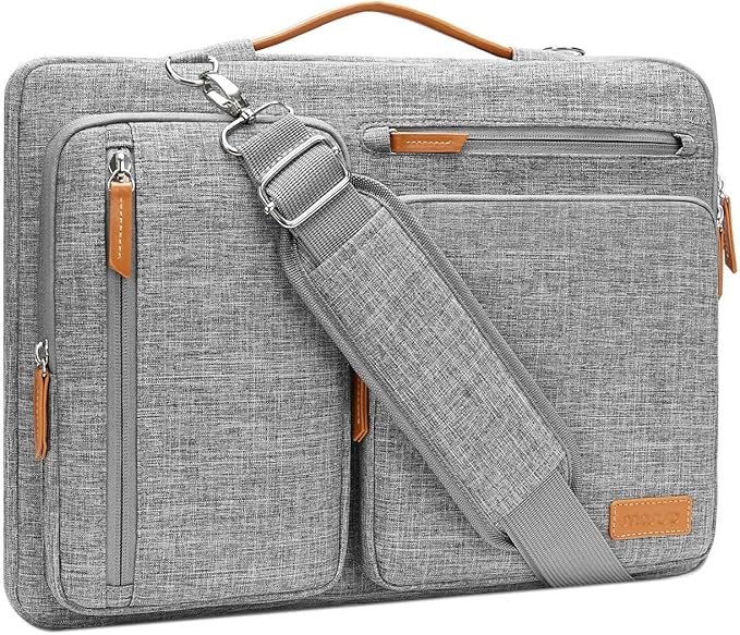 MOSISO 360 Protective Laptop Shoulder Bag, 15-15.6 inch Computer Bags Compatible by MOSISO