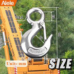 Alele Grab Hooks, 1T Crane Scale, Slip Hooks, Stainless Steel Lifting Hook - Image 7