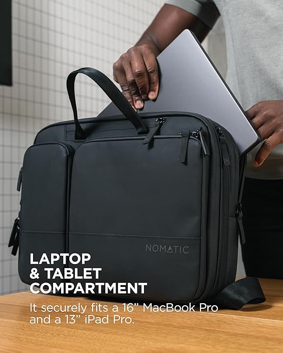 NOMATIC Laptop Bag: Slim Messenger Bag - Image 2