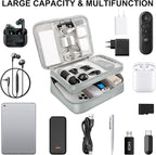 Electronic Organizer Travel Case, Travel Cord Organizer Case Portable - Image 6