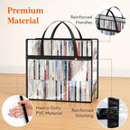 Lifewit CD Storage Bags, Stackable Media Case Bins Portable - Image 4