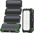 BLAVOR Solar Charger Power Bank, PD 18W Fast Charging 20000mAh Battery Pack by BLAVOR