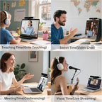 HORION 4K Webcam with Microphone, Auto Framing Camera - Image 8