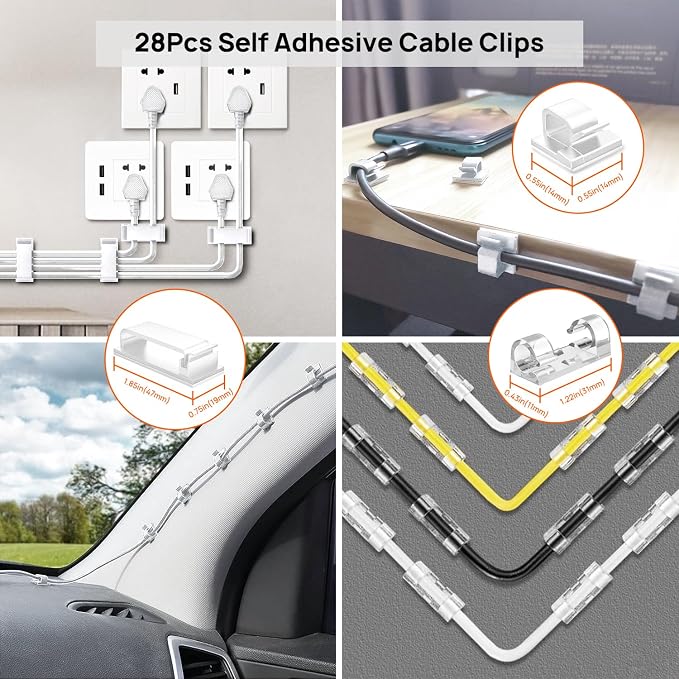 193 PCS Cable Management Kit - Image 4