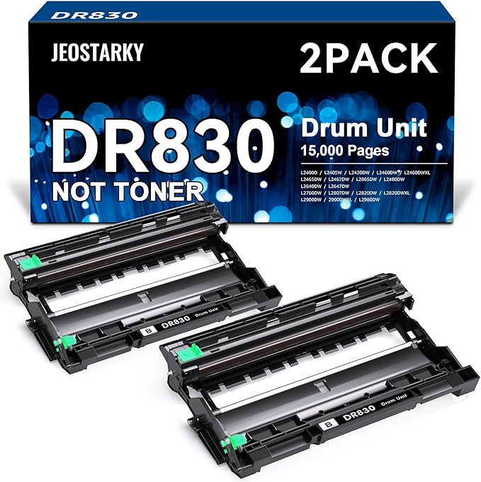 Compatible DR830 Drum Unit Replacement by Jeostarky