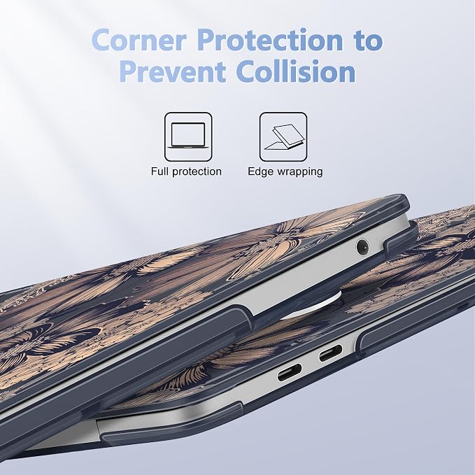 Case for MacBook Pro 13 inch with/Without Touch Bar, Hard Shell + Keyboard - Image 3