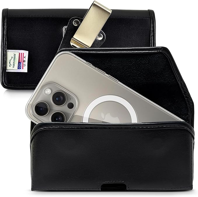 Turtleback Belt Clip for iPhone 16 Pro, 15 pro 14 Pro 13 Pro -Small- Fits by Turtleback