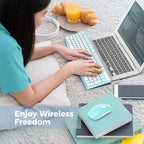 Wireless Keyboard and Mouse Combo, Lovaky 2.4G Full-Sized Ergonomic Keyboard - Image 5