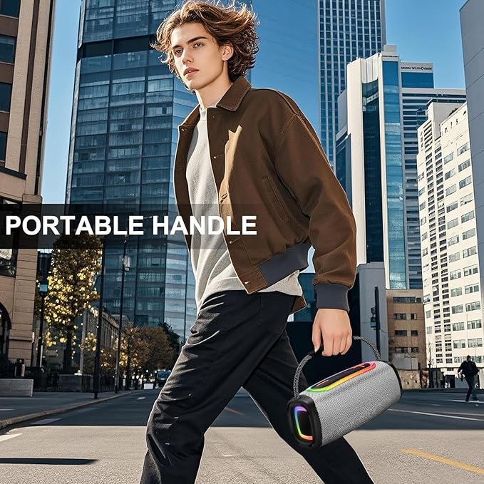Bluetooth Speaker 60W, 36H Playtime BT5.4 Portable Wireless Speaker - Image 5