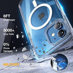 Miracase Magnetic for iPhone 12/12 Pro Case 6.1 inch, Upgrade Full-Body Clear - Image 4