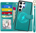 TUCCH Case Wallet for Galaxy S25 Ultra, Detachable RFID Blocking 4 Card Holder by TUCCH